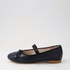 Shoes MOLLINI | Bow Black Leather Ballet Flats