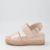 Shoes DJANGO & JULIETTE | Xabbie Rose Shimmer Leather Espadrilles