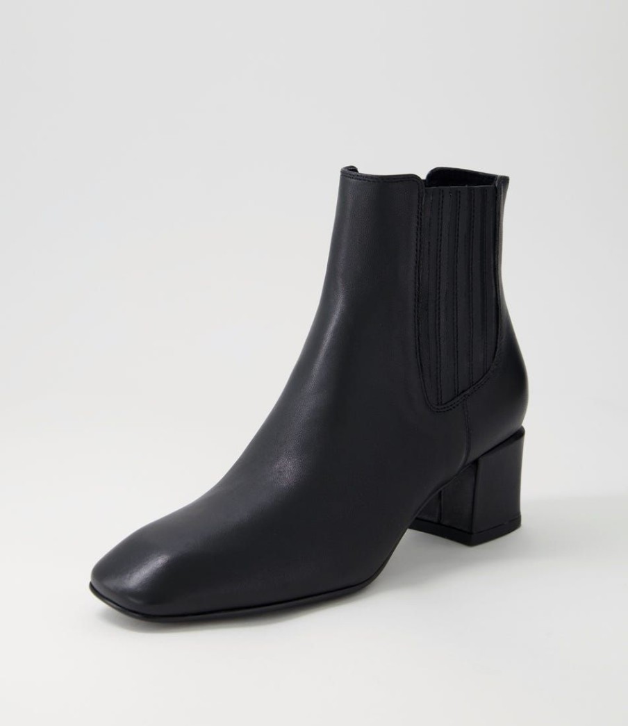 Shoes TOP END | Elsea Black Leather Chelsea Boots