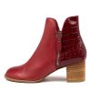 Shoes DJANGO & JULIETTE | Shiane Pinot Leather-Croc