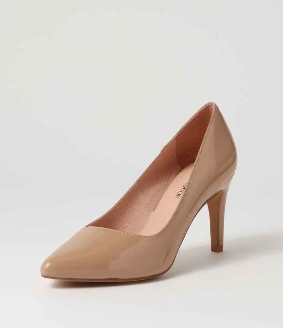 Shoes DIANA FERRARI | Tiffanie2 Nude Patent Leather Heels