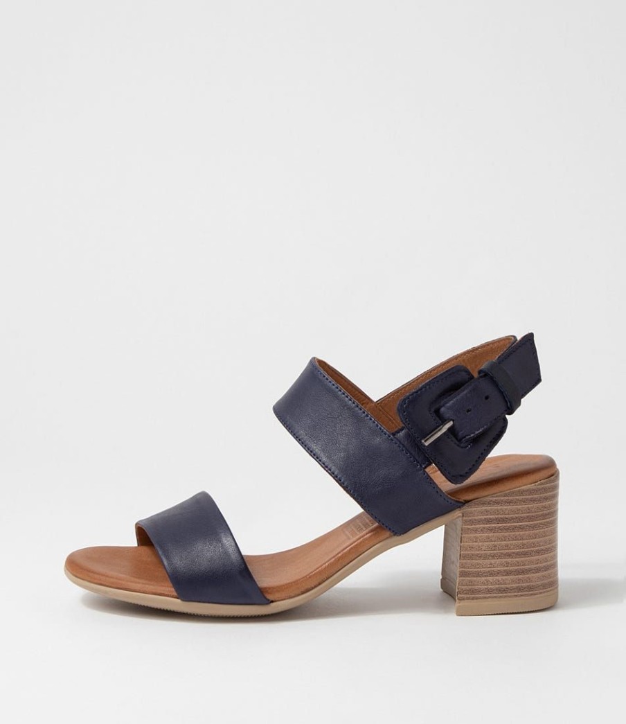 Shoes DIANA FERRARI | Wyme Navy Leather Sandals