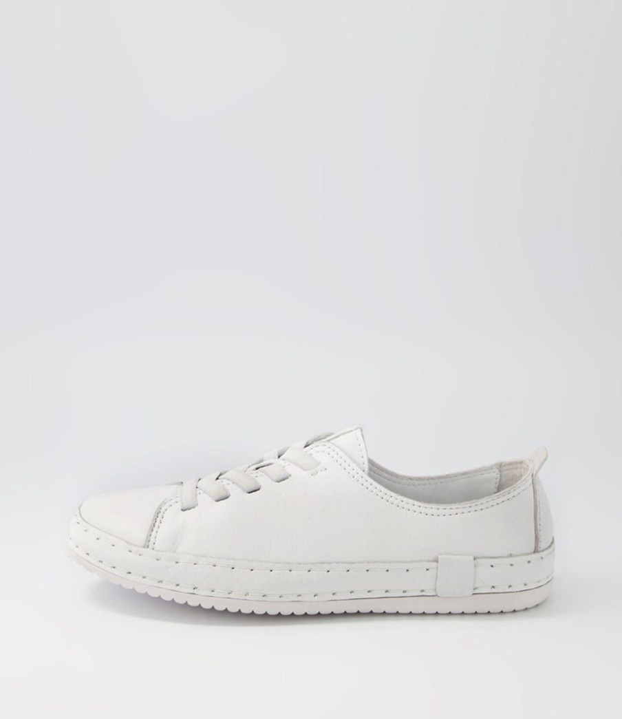 Shoes DIANA FERRARI | Pleasin White Leather Sneakers