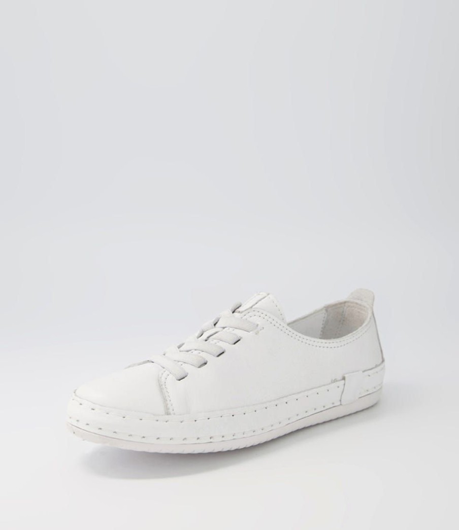 Shoes DIANA FERRARI | Pleasin White Leather Sneakers