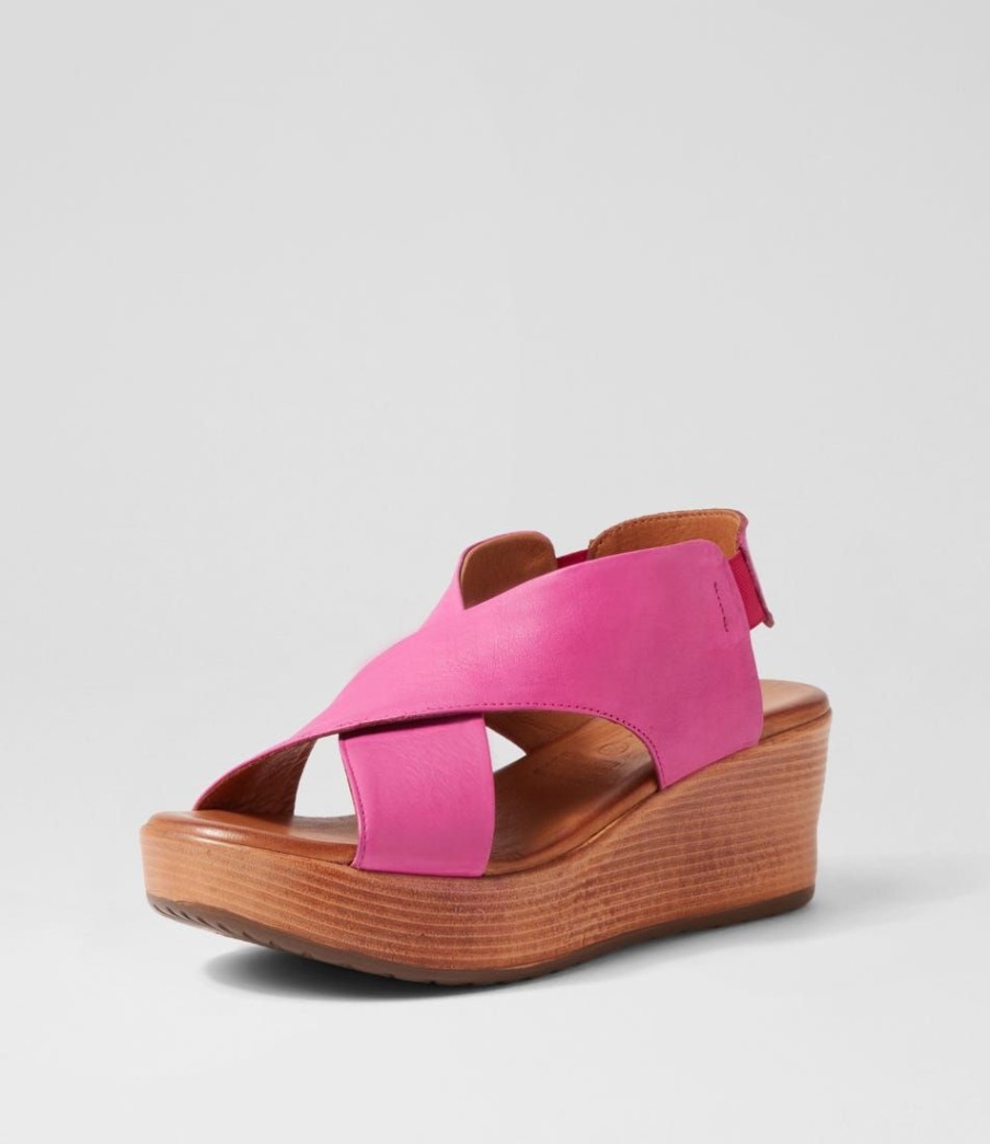 Shoes DIANA FERRARI | Carmel2 Fuchsia Leather Sandals