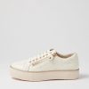 Shoes DJANGO & JULIETTE | Froggy White Vanilla Patent Leather Sneakers