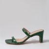 Shoes MOLLINI | Hailed Emerald Croc Mules