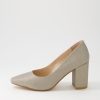 Shoes DIANA FERRARI | Sabena Gold Metallic Suede Heels