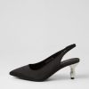 Shoes DJANGO & JULIETTE | Espen Black Satin Heels