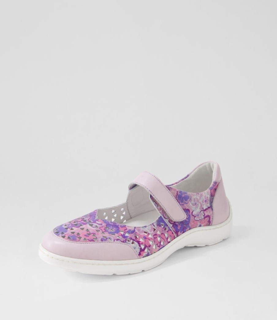 Shoes ZIERA | Wardela Xf Lilac Multi Leather Flat Shoes