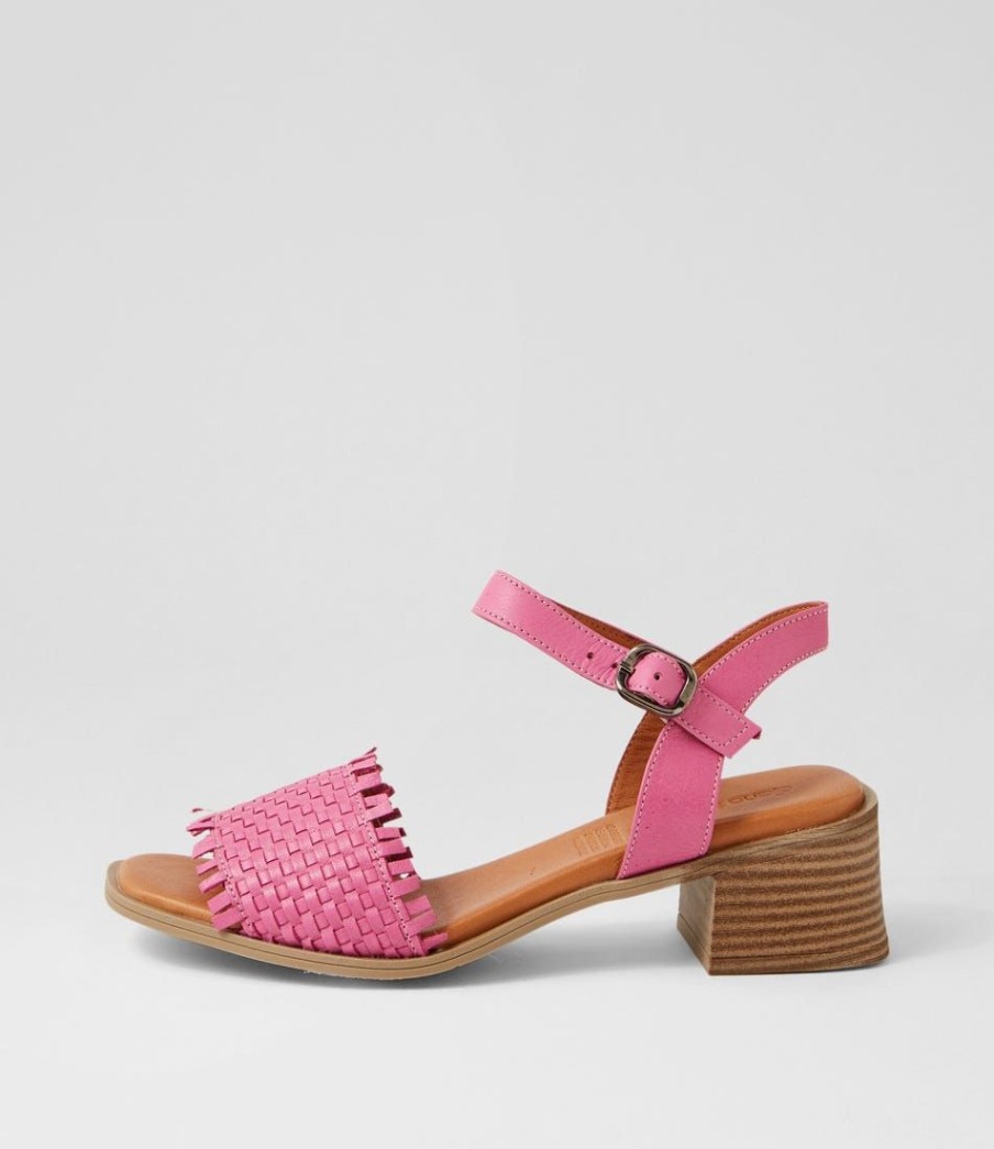 Shoes DIANA FERRARI | Shy Fuchsia Leather Sandals