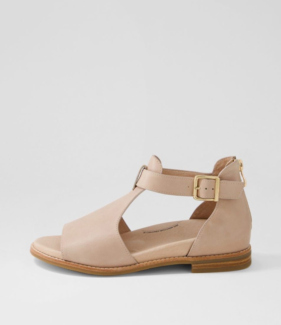 Shoes ZIERA | Jeskie W Cafe Leather Sandals