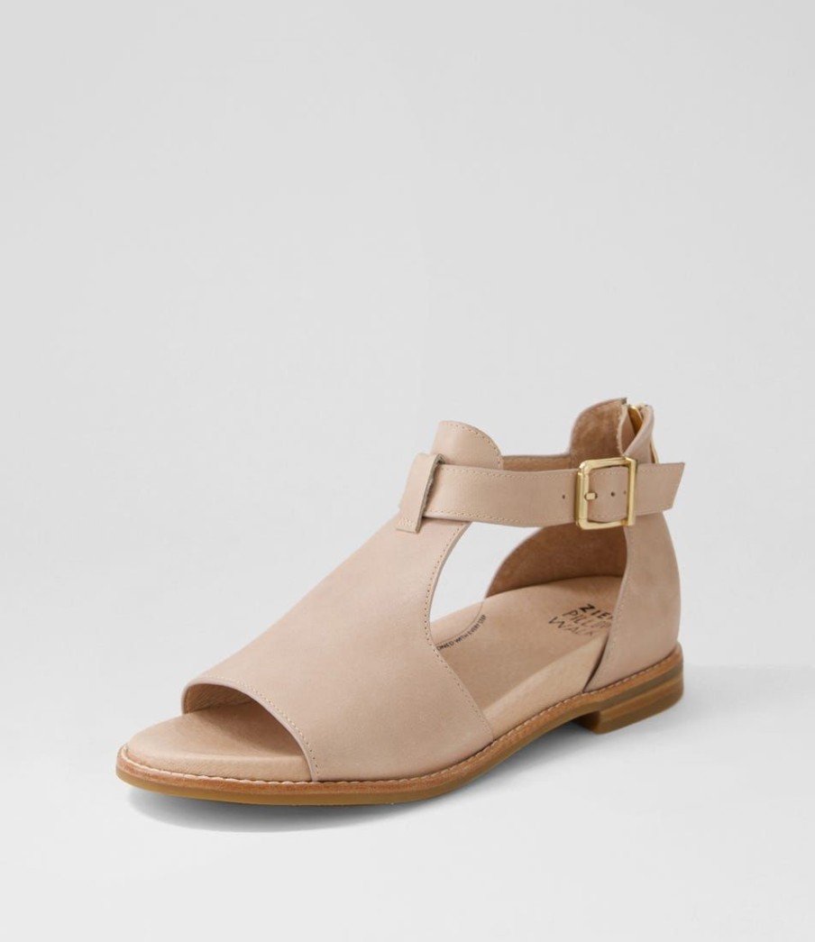 Shoes ZIERA | Jeskie W Cafe Leather Sandals