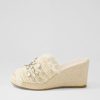 Shoes DJANGO & JULIETTE | Pitchy Beige Synthetic Raffia Espadrilles