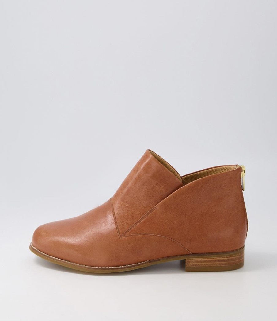 Shoes ZIERA | Thiem Xf Cognac Leather Ankle Boots