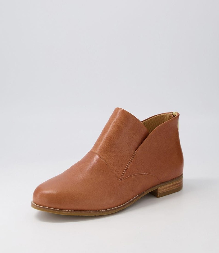 Shoes ZIERA | Thiem Xf Cognac Leather Ankle Boots