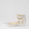 Shoes ZIERA | Bethie W Silver Leather Sandals