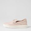 Shoes DJANGO & JULIETTE | Yinnit Dusty Pink White Leather Sneakers