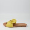 Shoes DJANGO & JULIETTE | Jacool Yellow Leather Slides