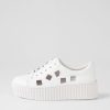 Shoes DJANGO & JULIETTE | Ulyse White Leather Sneakers