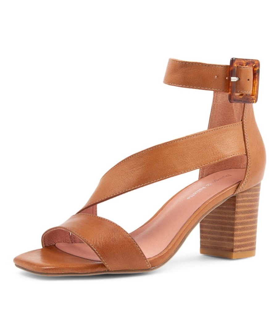 Shoes DJANGO & JULIETTE | Pera Tan Leather Sandals