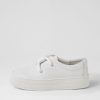 Shoes DJANGO & JULIETTE | Shena White Leather Sneakers