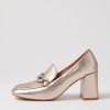 Shoes MOLLINI | Tulsa Platinum Tumble Leather Heels