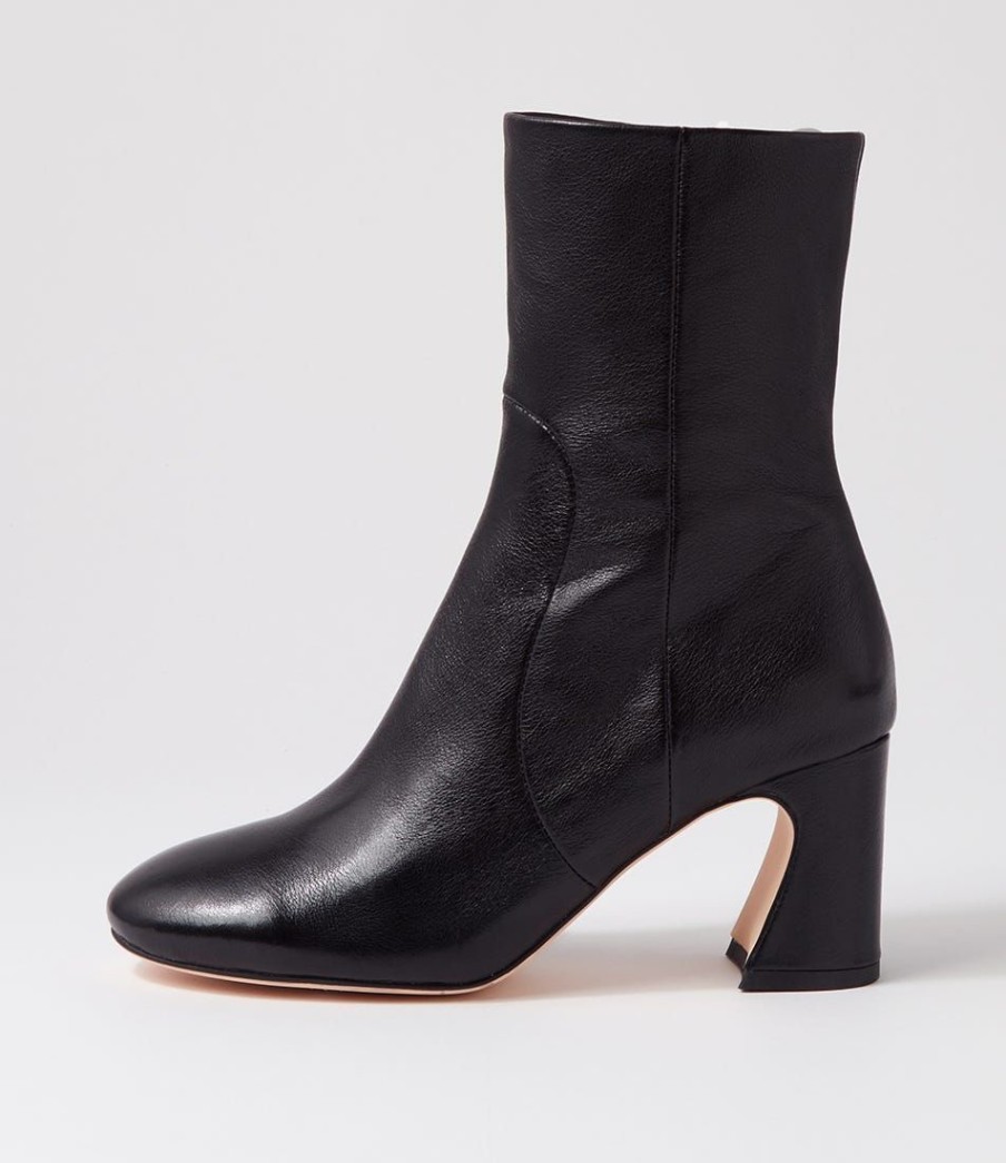 Shoes MOLLINI | Tahlena Black Leather Ankle Boots