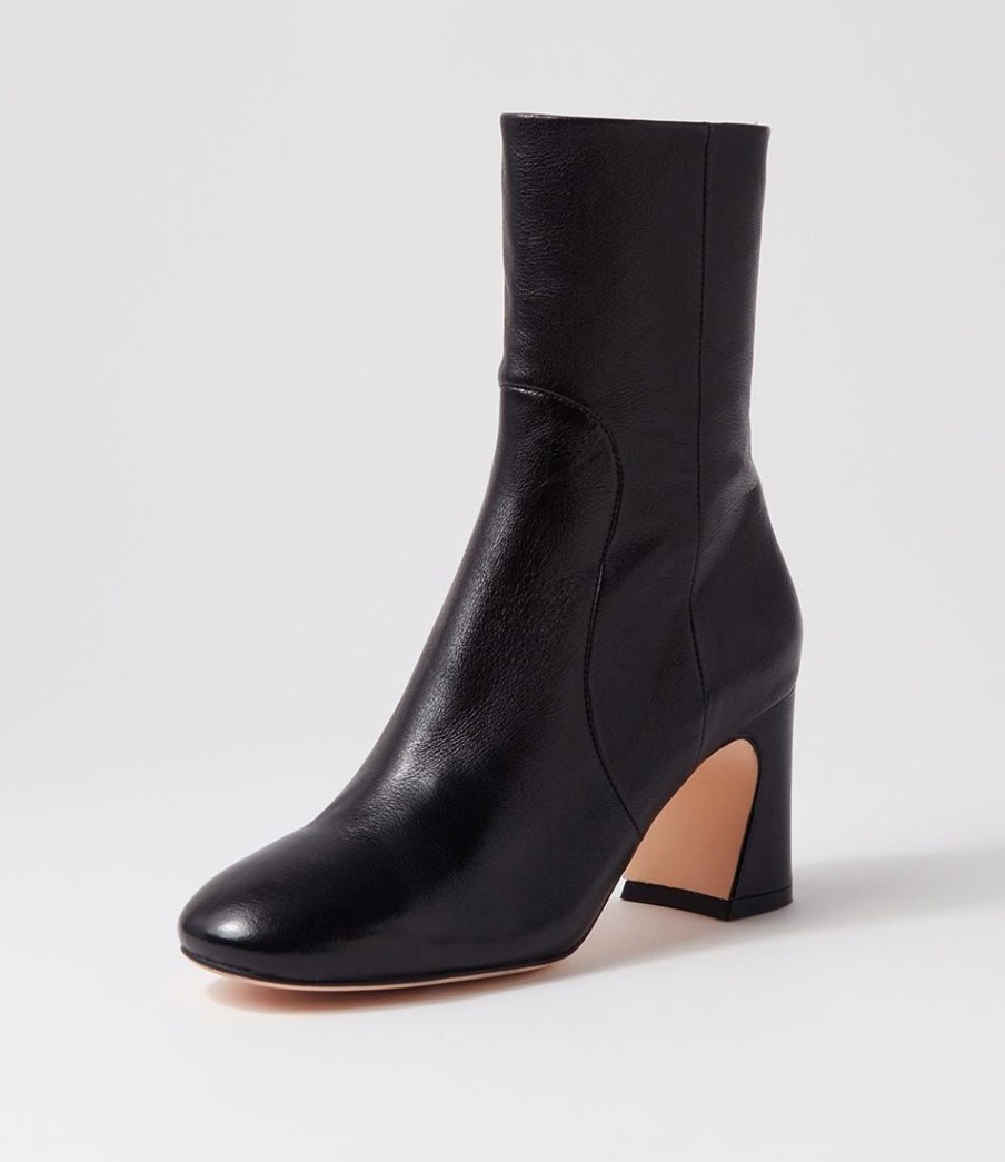 Shoes MOLLINI | Tahlena Black Leather Ankle Boots