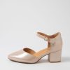 Shoes ZIERA | Vitor Xw Rose Shimmer Leather Heels