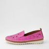 Shoes DIANA FERRARI | Moala Fuchsia Tan Leather Loafers