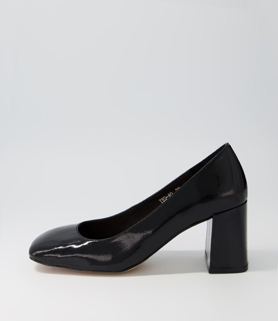 Shoes MOLLINI | Ted Black Patent Leather Heels