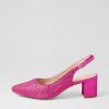 Shoes DIANA FERRARI | Lucianas Magenta Satin Heels