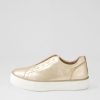 Shoes DJANGO & JULIETTE | Fearl Champagne White Leather Sneakers