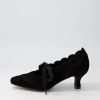 Shoes DJANGO & JULIETTE | Caddie Black Suede Heels