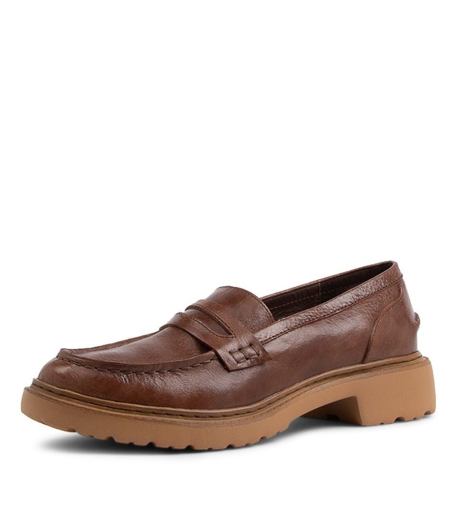 Shoes DJANGO & JULIETTE | Benicio Nutmeg Leather Loafers